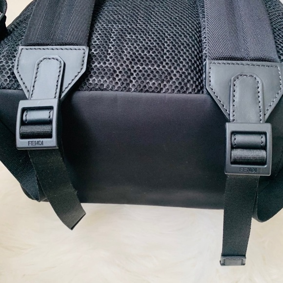 Fendi Zucca Monogram Print Backpack - Picture 5 of 9